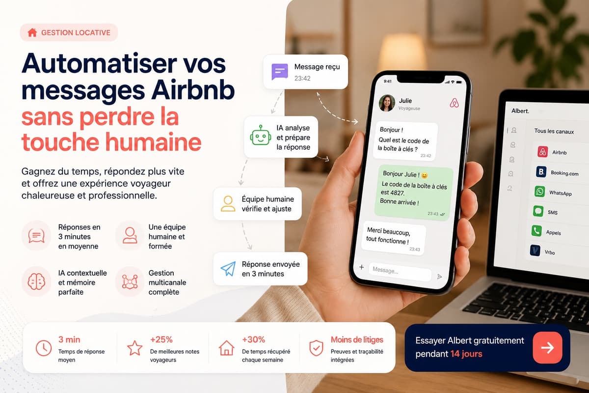 Comment automatiser vos messages Airbnb sans perdre la touche humaine
